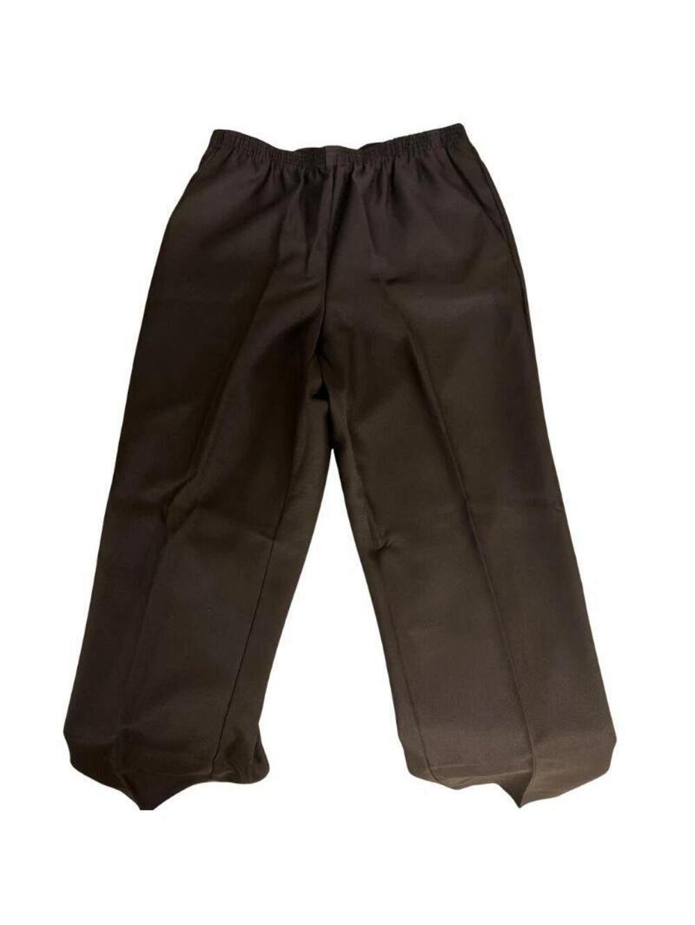 Alfred Dunner Classics Womens Brown Pull On Pants Size 8 Medium New